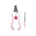 OMEM Bird Nail Clippers with Grinding Tool Claw Care for Pets and Parrots (Pink S) S Rose