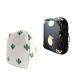 Sanitary Napkin Storage Bag Tampon Holder for Purse Menstrual Pouch for Girls Pads Holder Bag for Women Period Compact Nylon Menstruation First Period Bag -2 Pack Cactus/Lemon