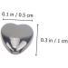 Operitacx 60 Pcs Shoe Bag Ornament Heart Shape Handbag Screw Button Studs Fasteners Belt Button Nails Wallet - Buy Online on GoSupps.com
