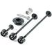Pitlock Set 02/GA - Secure Front & Rear Wheel Seat Post Ahead System - Black | International Shipping Available - Buy Online on GoSupps.com