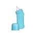 Green Sprouts Sprout Ware 8 Oz. Baby Bottle - Aqua Blue | Plant-Based and Glass Construction - Buy Online on GoSupps.com