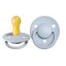 BIBS Pacifiers - De Lux Collection | BPA-Free Baby Pacifier | Made in Denmark | Set of 2 Baby Blue Color Premium Soothers | Size 6-18 Months