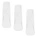 FOMIYES 3Pcs Reusable Sanitary Pad Washable Mama Cloth Period Pads Reusable Menstrual Pads Cotton Absorbent Panty Liners Incontinence Pads Feminine Pads for Women Girls 270mm 27x7x1cm