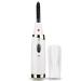 Mini Heated Eyelash Curler Electric Mascara Long Lasting Eye Lashes Curling Cosmetic Beauty Instrume Eyelash Styling Makeup Tool White