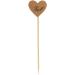 misppro 50 Pieces Kraft Paper Heart Cupcake Topper Food Picks Wedding Decoration Love Prints - Buy Online on GoSupps.com