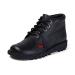 Kickers Girl's Chi Senior Boots M US Big Kid 5.5 Big Kid Black