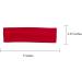 Styla Hair 10 Pack Stretch Non-Slip Headbands - True Red for Sports, Yoga, Gym & Casual Wear - Buy Online on GoSupps.com