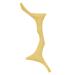 6 in 1 Reusable Silicone Winged Tip Eyeliner Aid Eyebrow Pencil Stencil Wing Tips Lip Liner for Women and Girls Eyebrow Pencil Quick Stencil Yellow