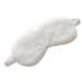 Sleep Mask Silk Cover - Eye Contour Built in No Pressure Lightweight Comfortable (White)