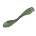 Spork Set of 40pcs, Plastic Spoon, Spork Multiple Use, Multiple Purpose Spork, Plastic Spoon Fork Knife 7-inch Long (Dark Green)