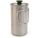 Snow Peak Titanium French Press - Small 24 fl oz - Lightweight & Durable Coffee Maker - Buy Online on GoSupps.com