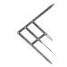 Golden Ratio Caliper Eyebrow Ruler - Stainless Steel Sliding Makeup Tool for Perfect Eyebrow Shaping (Black) | International Shipping - Buy Online on GoSupps.com