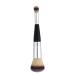 Multifuktion Double head Makeup Brush Professional Wood Handle Powder Brush Smooth Brush for Blush Eye Face Powder Cosmetics Black and Sliver Brush