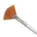 BEAUTY SOLUTIONS Taklon Fan Mask Brush Acid Applicator for Glycolic Lactic TCA Skin Peel/Masques (Large) - Low shipping