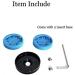 Thinvik Bicycle Stem Headset Top Cap Mount for Wahoo Mini, Elemnt & Bolt - Pro-Blue Insert | CNC Aluminum Alloy | GPS Bike Computer - Buy Online on GoSupps.com