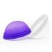 CareCup Reusable Menstrual Disc - Set of 2 Menstrual Cup - Soft Period Disc for Women Designed with Flexible, Medical-Grade Silicone Period Cup (1 Small + 1 Large) 2 Piece Assortment