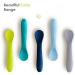 bbl v Spo n - 5 Silicone Baby Spoons - Toddler Spoons Silicone Spoon for Self Feeding and Baby Led Weaning Food-Grade Silicone BPA Free Dishwasher Safe (Blue) - Buy Online on GoSupps.com