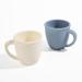 Vemolea 2 Pack Silicone Training Cups for Baby and Kid Toddler Learning Cup with Handles BPA Free Microwave & Dishwasher (White & Grayish Blue) Blue&White