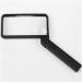 Magnifier 4 Times Magnifying Glass Square Child Elderly Reading Identification Tool Handle Folding Double Rate Lofty Ambition