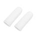 VANZACK Toe Separator 2 PC Thumb Brace Gloves Latex Gloves Toe Sleeve Toe Protector Rubber Finger Cover Toe Protectors Toe Covers Gel Toe Caps Finger Cots Thumb Sleeve Finger Cap White White Size 1
