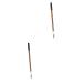TOVINANNA 2pcs Eyebrow Pencil Eyebrow Pen Wood Brow Pencil Makeup Brow Pencil Miss Double Head 1 count (Pack of 1) Coffeex2pcs
