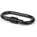 CE Rated 25 kN Blue Climbing Carabiner Clips - 2 Pack | Industrial Strength Twist Lock for Rigging, Ropes, Hammocks | 5600 LB Rugged Terrain Approved - Buy Online on GoSupps.com