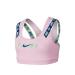 Nike Big Girl's Athletic Double-Strap Pro Classic Sports Bra, Pink, L