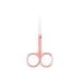 IOIUSKKU Nail Cuticle Nippers Stainless Steel Scissors Eyebrow Trimmer Trimming Tool Spray Paint Rosegold