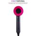 1800W Professional Hair Dryer Lightweight Blow Dryer Negative Lonic with Airflow Concentrator Fast Drying Time and Low Noise For Household Travel Office (EU plug) (US plug (110V)) - Buy Online on GoSupps.com
