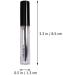 FOMIYES 1 Set Mascara Bottle Clear Mascara for Eyelashes Volume Empty Mascara Tube with Eyelash Wand Travel Black - Buy Online on GoSupps.com