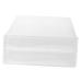 Hohopeti 1 pc Box refrigerator egg drawer fridge egg container refrigerator egg holder Transparent Color 36X26CM double-deck