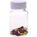 12 PCS 100 ML Clear Plastic Pill Bottles with White Screw Cap - Refillable Container for Pills, Powders, and Samples - Buy Online on GoSupps.com