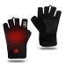 uncn Heated Gloves Fingerless for Women Man Work Touchscreen Gloves for Winter Cold Weather Rechargeable Electric (S) Medium