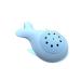 Silicone Face Cleansing Brush Cleanser Whale Shape Cleanser Exfoliator Face Scrub Washing Brush Light Blue