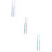 Healvian 6 Stk nano Ultrafine soft toothbrush gum care toothbrush children's toothbrush hand toothbrush tooth cleaning tools long pregnant woman soft fur capacity