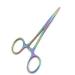 Exeton - Multi Color Mosquito Hemostat Forceps 12.5cm Straight Stainless Steel Dog Cat Pet Scissors Ear Hair Clamp Fishing Scissors Tools