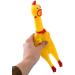 Proleo 4-Pack Yellow Rubber Squeaking Chicken Toys Durable Novelty Decompression Gadgets for All Ages - Buy Online on GoSupps.com