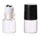 12 Pack 2ml Mini Clear Glass Roll-On Bottles - Refillable Essential Oil & Perfume Containers with Black Caps | Ideal for Cosmetics & Sampling - Buy Online on GoSupps.com