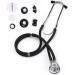 LotFancy Aneroid Sphygmomanometer 5-in-1 Professional with Dual-Head Stethoscope and 5 Size Cuffs Manual Blood Pressure Monitor Kit for Adult Large Adult Child Thigh Cuffs Carrying Case Included - Buy Online on GoSupps.com