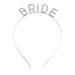 Bride Headband Bride To Be Headband Sparkly Rhinestone Bride Tiara Bride Crown Bridal Shower Headband Bachelorette Party Headband Glitter Bride Headpiece Hair Accessories for Women Girls Wedding Party