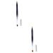 FRCOLOR Set of 2 Eyeshadow Applicators Makeup Brush Retractable Lipstick Liner Lip Applicator Lip Gloss Applicator Lip Brush Lipstick Brush Lip Gloss Brush Set Travel