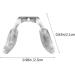 Fomiyes U-Shaped Glass Holder Pads - Anti-Slip Nose Pads for Full Frame Glasses & Sunglasses - Durable Accessories (2.5x2.1cm) - Buy Online on GoSupps.com