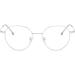Buy LTSRLL Retro Reading Glasses - Oval Vintage Blue Light Blocking Metal Readers - Glare-Free Presbyopia Glasses in Silver Black - Buy Online on GoSupps.com