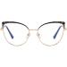 Shop Metal Cat-Eye Reading Glasses | Blue Light Blocking Eyewear - Anti Eyestrain 2.00 Power Flat Light Mirror - Buy Online on GoSupps.com