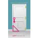 Kitty Korner Door DIY Install - Left Swing Kit | Easy Interior Cat Door Installation | Create Safe Space for Cat - Buy Online on GoSupps.com
