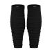Century Star Leg Sleeves for Men Football Calf Compression Sleeve Men Leg Warmers for Men Scrunched Socks Backplate Football Medium Black