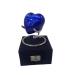 Blue Heart Keepsake Urn - Heart Cremation Urn for Ashes with Stand & Box - Mini Heart urn for Human Ashes - Honor Your Loved One with White Urn Heart Shaped - Perfect Small Urn for Adults & Infant