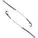 Vekker Yewear Leg glasses accessories 1 pair of metal glasses replacement 1-hole repair sentence for borderless glasses glasses bars black