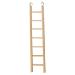 Arquivet bird ladder made of wood 7 steps 14 x 69 cm accessories for cages - toys for all types of birds - parrots budgies canaries agapornis and more