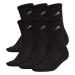 adidas Athletic 6-Pack Crew Socks Medium Black/Aluminum 2